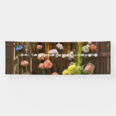 #LoveinBloom:OurWeddingDayBanner Spandoek (Horizontaal)