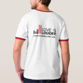 #loveisler ringer t-shirt (Achterkant)