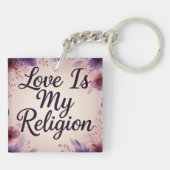 LoveIsMyReligion Sleutelhanger (Achterkant)