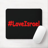"#LoveIsrael" Cute Design. Bestel nu Muismat (Met muis)