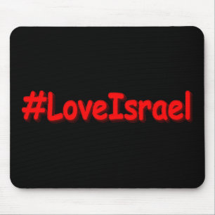 "#LoveIsrael" Cute Design. Bestel nu Muismat