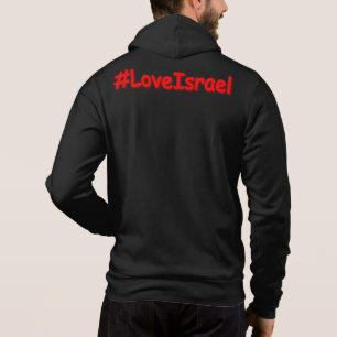 "#LoveIsrael" Schattig ontwerp. Nu kopen Hoodie