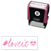 #Loveit Teacher Stamp met Emoji! Zelfinktende Stempel (In situ)