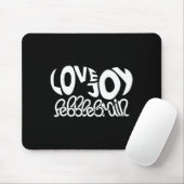 Lovejoy Fan Gift Graphic Design Music Lover  Muismat (Met muis)