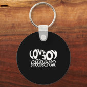 Lovejoy Fan Gift Graphic Design Music Lover  Sleutelhanger (Voorkant)