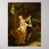 Lovelace Abducting Clarissa Harlowe, 1867 Poster (Voorkant)