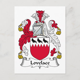 Lovelace Family Crest Briefkaart