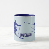 Loveland Blue Skier Mok (Midden)