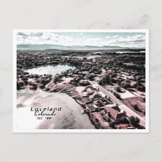 LOVELAND COLORADO BRIEFKAART (Voorkant)