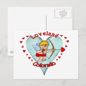 Loveland Colorado Briefkaart (Voorkant / Achterkant)