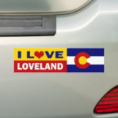 Loveland, Colorado Bumpersticker (Op auto)