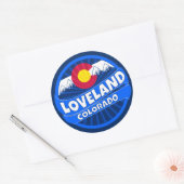 Loveland Colorado gebergte burst sticker (Envelop)