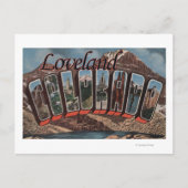 Loveland, Colorado - grote letterscènes Briefkaart (Voorkant)