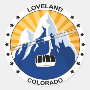 Loveland Colorado Ronde Sticker