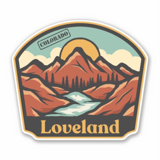 Loveland, Colorado Sticker (Voorkant)
