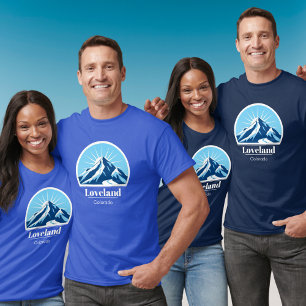 Loveland Colorado Verenigde Staten skigebied berg T-shirt