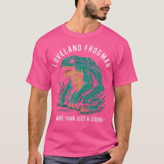 Loveland Frogman Mythical Creature Cryptozoology C T-shirt
