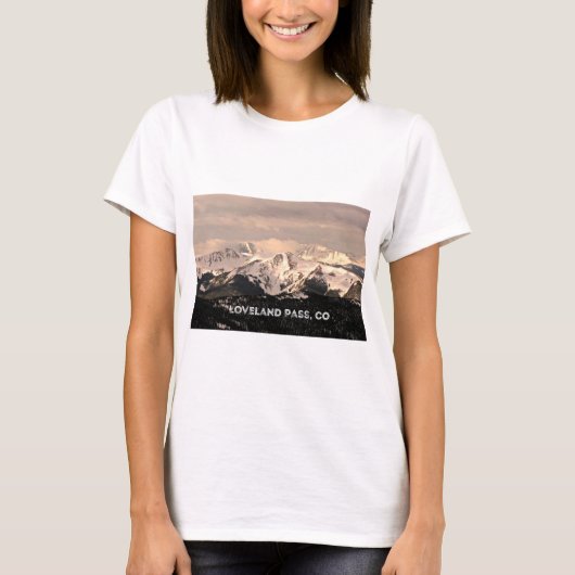 Loveland Pass, CO T-shirt (Voorkant)
