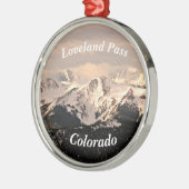 Loveland Pass, Colorado Metalen Ornament (Links)