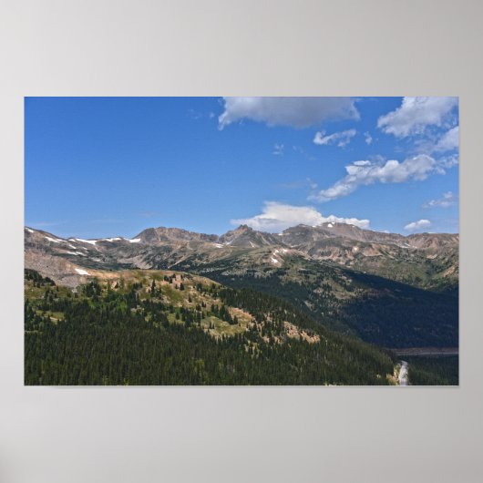Loveland Pass, Colorado, Panorama Poster (Voorkant)