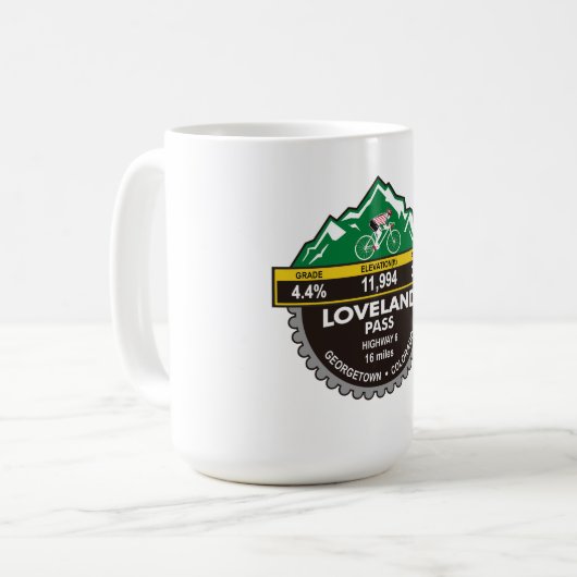 LOVELAND PASS- GEORGETOWN, CO -"MOUNTAIN" KOFFIEMOK (Voorkant links)
