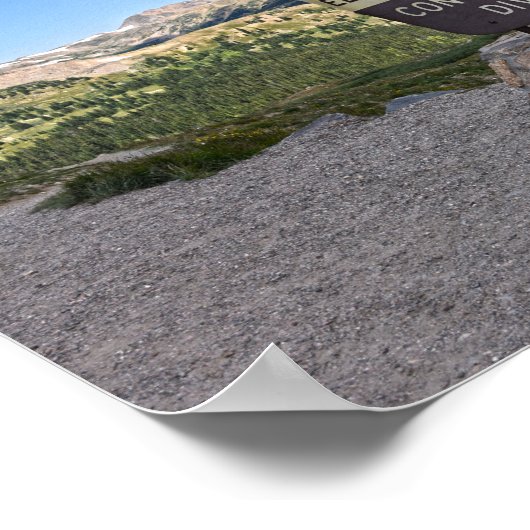 Loveland Pass Sign. Colorado Poster (Hoek)