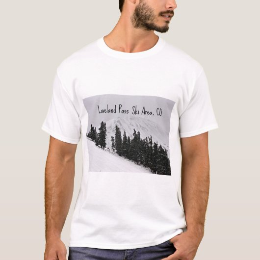 Loveland Pass Ski Area, CO T-shirt (Voorkant)