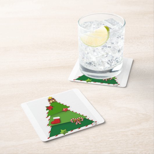 LOVELE EN KUTE CHRISTMAS TREE ONDERZETTER (Insitu)