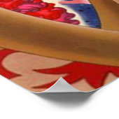 LOVELE  HAWAII ~ COLORFUL TROPICAL POSTER (Hoek)