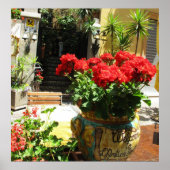 LOVELE RODE STROMEN IN POSTER MET KERAMISCHE POT (Voorkant)