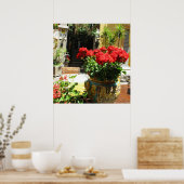 LOVELE RODE STROMEN IN POSTER MET KERAMISCHE POT (Keuken)