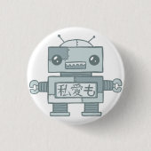 Loveless Robot Ronde Button 3,2 Cm (Voorkant)