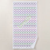 LoveLife Multi Hearts Strandlaken (Voorkant)