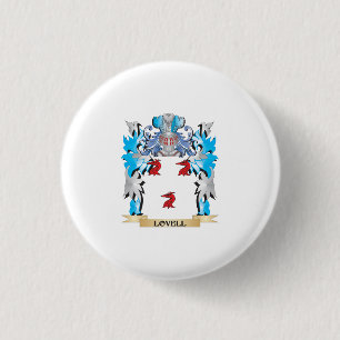 Lovell Coat of Arms - Family Crest Ronde Button 3,2 Cm