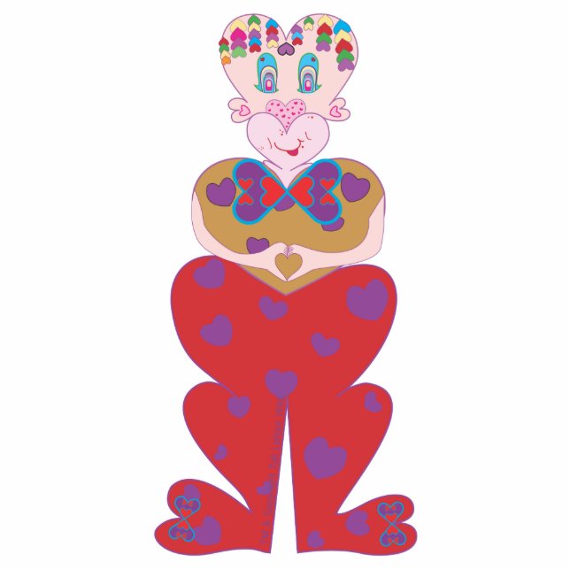 Lovelle, (TM) de sleutel tot Planet Heart.ai Fotobeeldje Sleutelhanger (Voorkant)