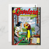 Lovelorn Betrayal Romance Comics Briefkaart (Voorkant / Achterkant)