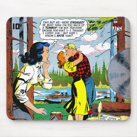 Lovelorn Betrayal Romance Comics Muismat (Voorkant)