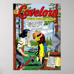 Lovelorn Betrayal Romance Comics Poster