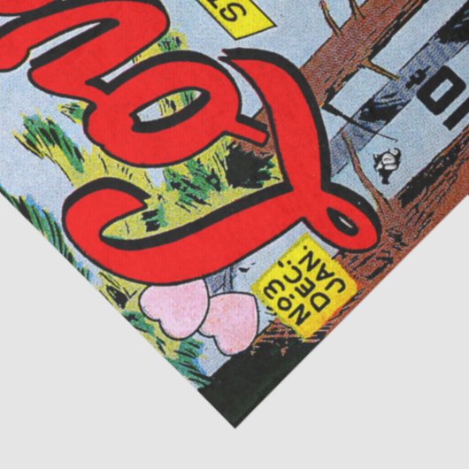 Lovelorn Betrayal Romance  Comics Tissuepapier (Detail)