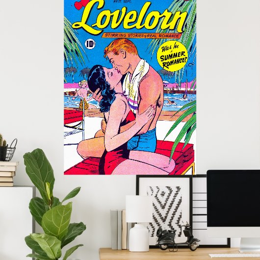 Lovelorn Mijn Zomer Romance  Comics Poster (Thuiskantoor)