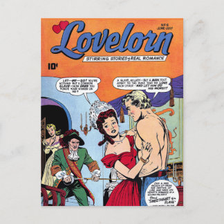 Lovelorn My Slave Romance Comics Briefkaart