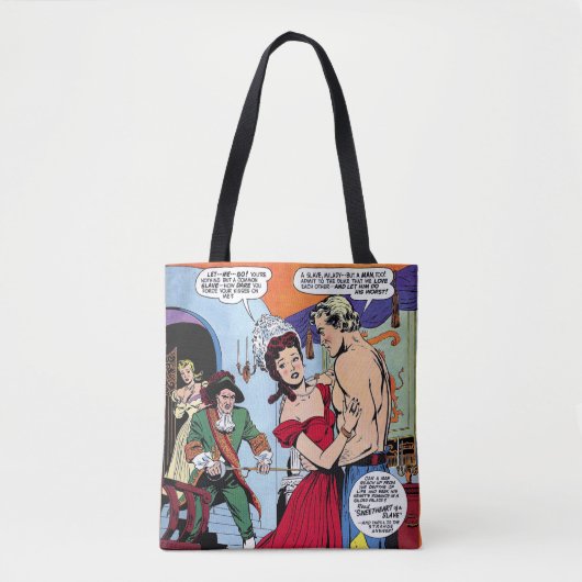 Lovelorn My Slave Romance Comics Tote Bag (Voorkant)