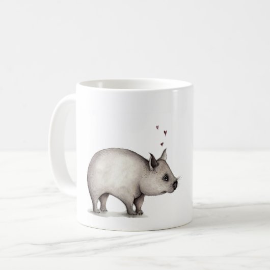 Lovelorn Wombats Koffiemok (Voorkant links)