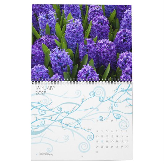 LOVELY 2013 CALENDAR KALENDER (Jan 2027)