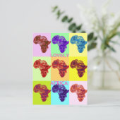 LOVELY AFRICA BRIEFKAART (Staand voorkant)