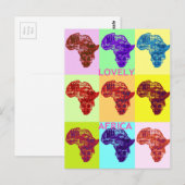 LOVELY AFRICA BRIEFKAART (Voorkant / Achterkant)