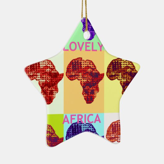 LOVELY AFRICA KERAMISCH ORNAMENT (Rechts)