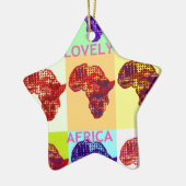 LOVELY AFRICA KERAMISCH ORNAMENT (Links)