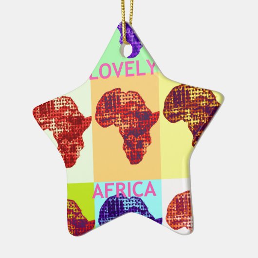 LOVELY AFRICA KERAMISCH ORNAMENT (Links)