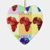 LOVELY AFRICA KERAMISCH ORNAMENT (Rechts)